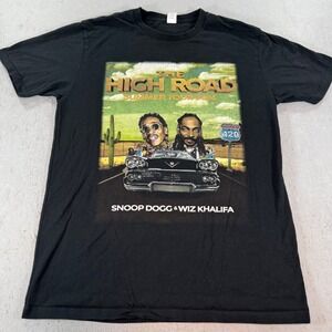 Snoop Dogg Wiz Khalifa High Road Summer Tour 2016 T Shirt Mens M